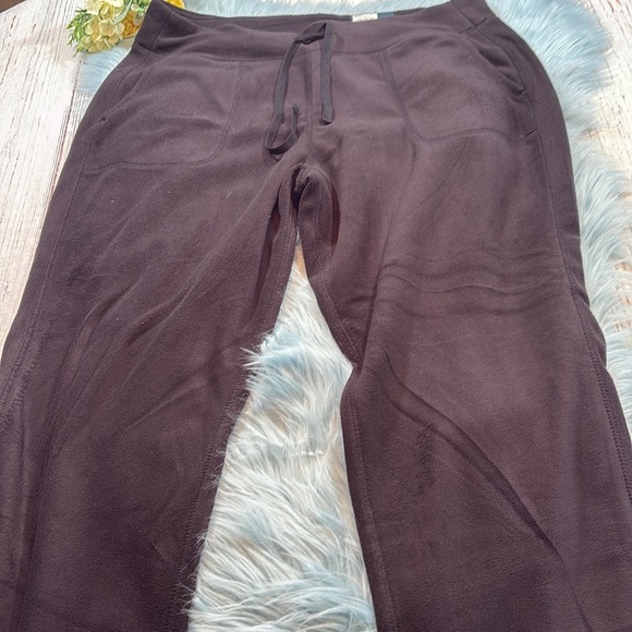 NWT Tek Gear Straight Mid Rise Fleece Black Pants sz XL - Picture 4 of 8